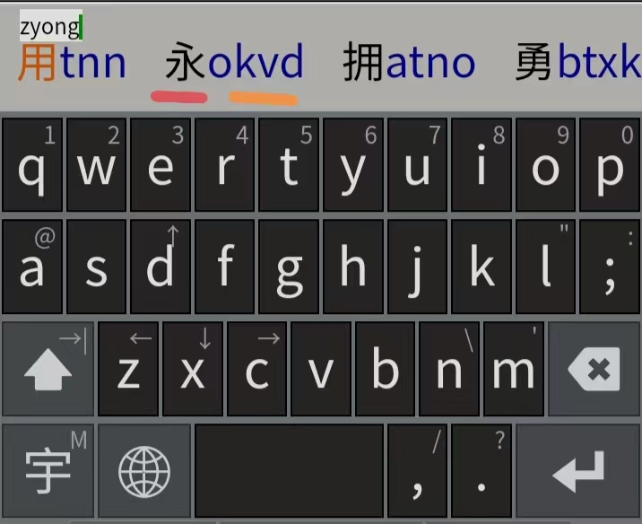 红色和黄色部分字体可否各自设置大小？